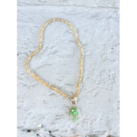 Citrine Hand Knotted Candy Crush Necklace