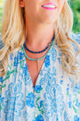 Amazonite Hand Knotted Candy Crush Necklace
